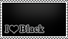 i love black